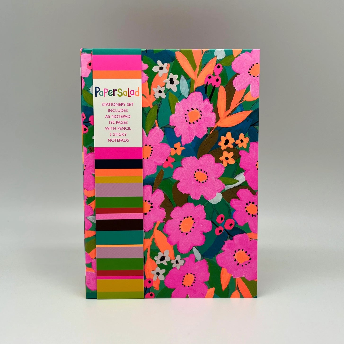Paper Salad Stationery Set – Notebook, Sticky Notes & Pencil ...