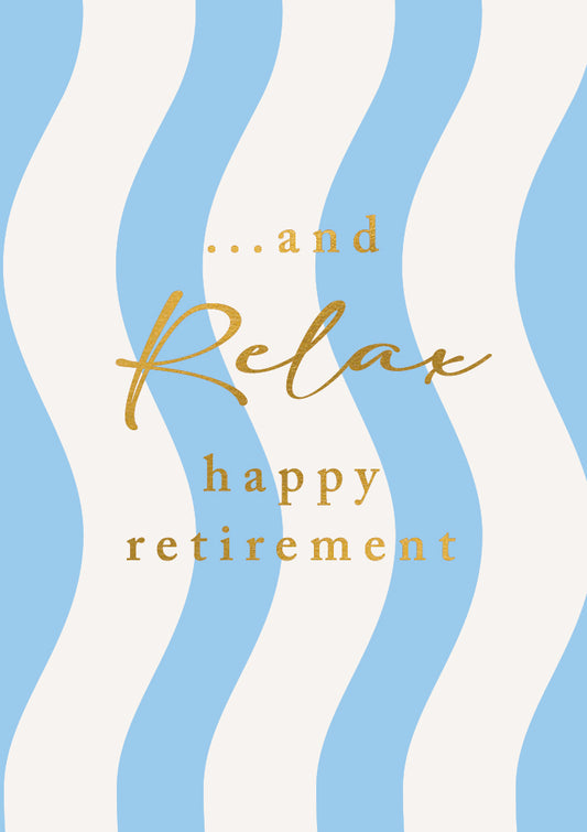 Relax Retirement Card