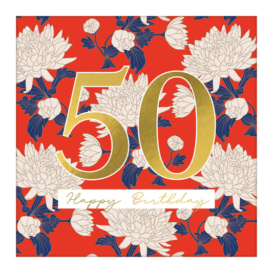 50th Birthday Card