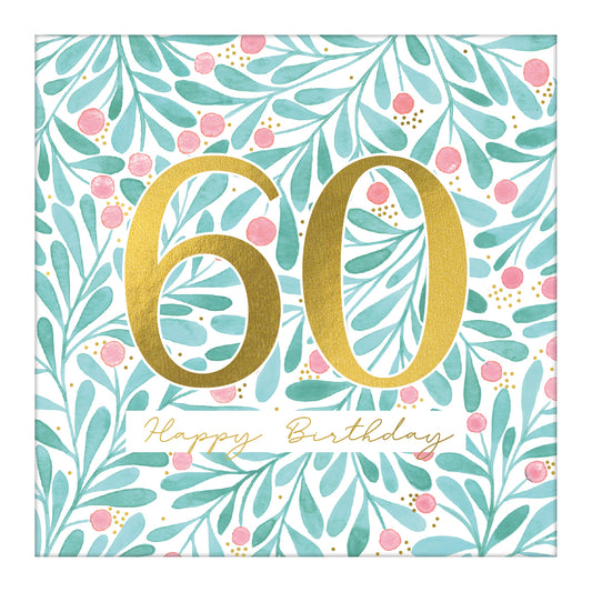 60th Birthday Card