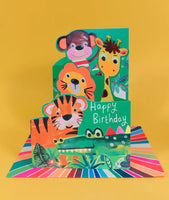 Zoo Happy Birthday Card