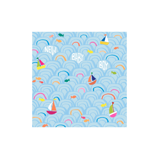 New Baby Boy Greeting Card