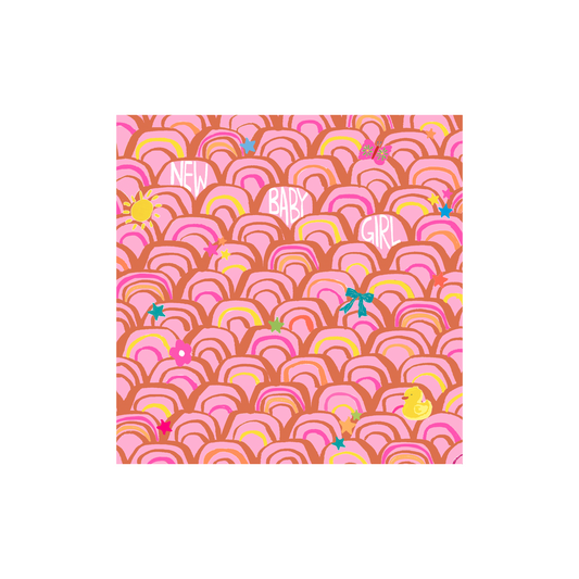 New Baby Girl Greeting Card
