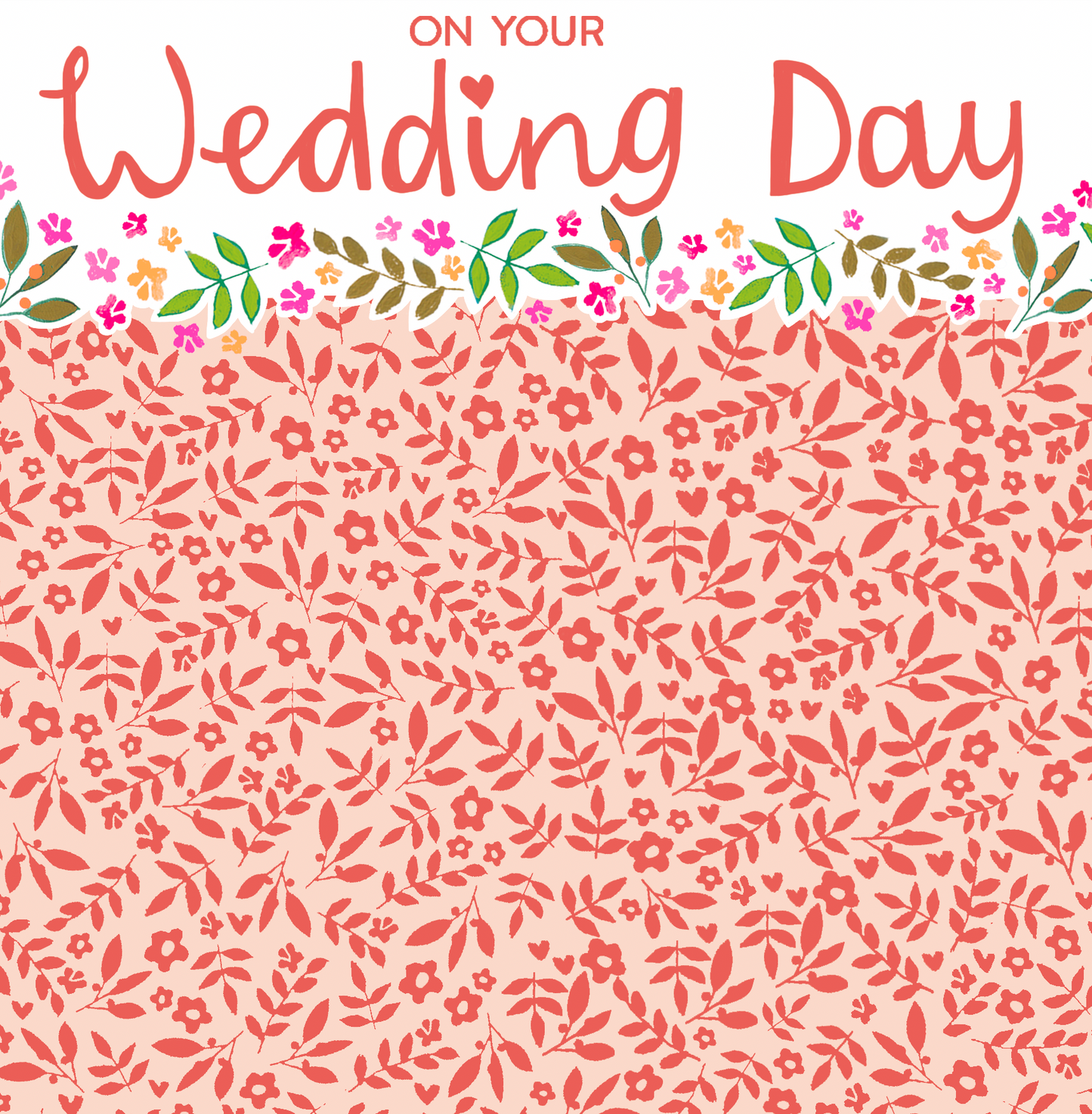 On Your Wedding Day Greeting Card