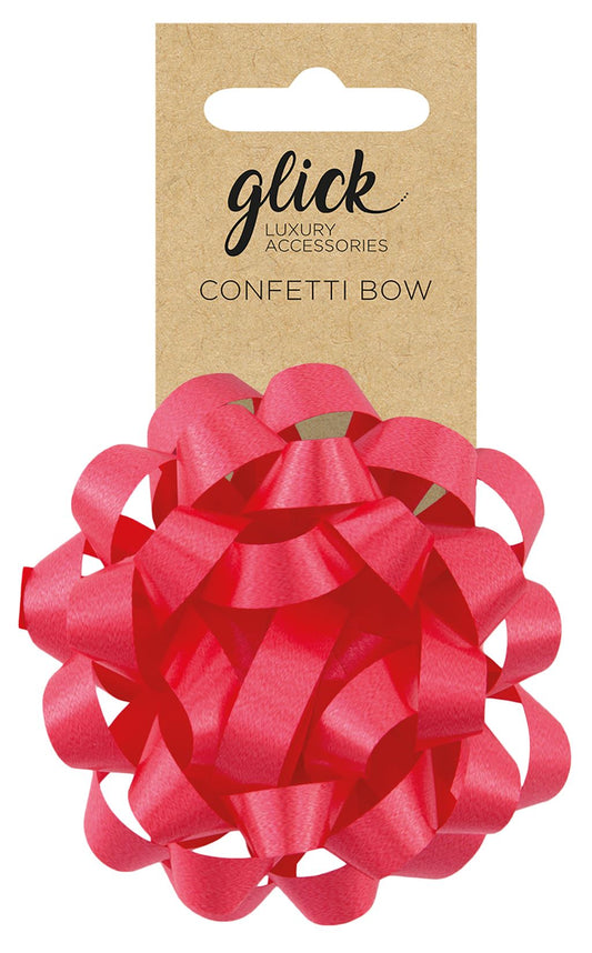 Red Confetti Bow