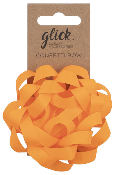 Orange Confetti Bow
