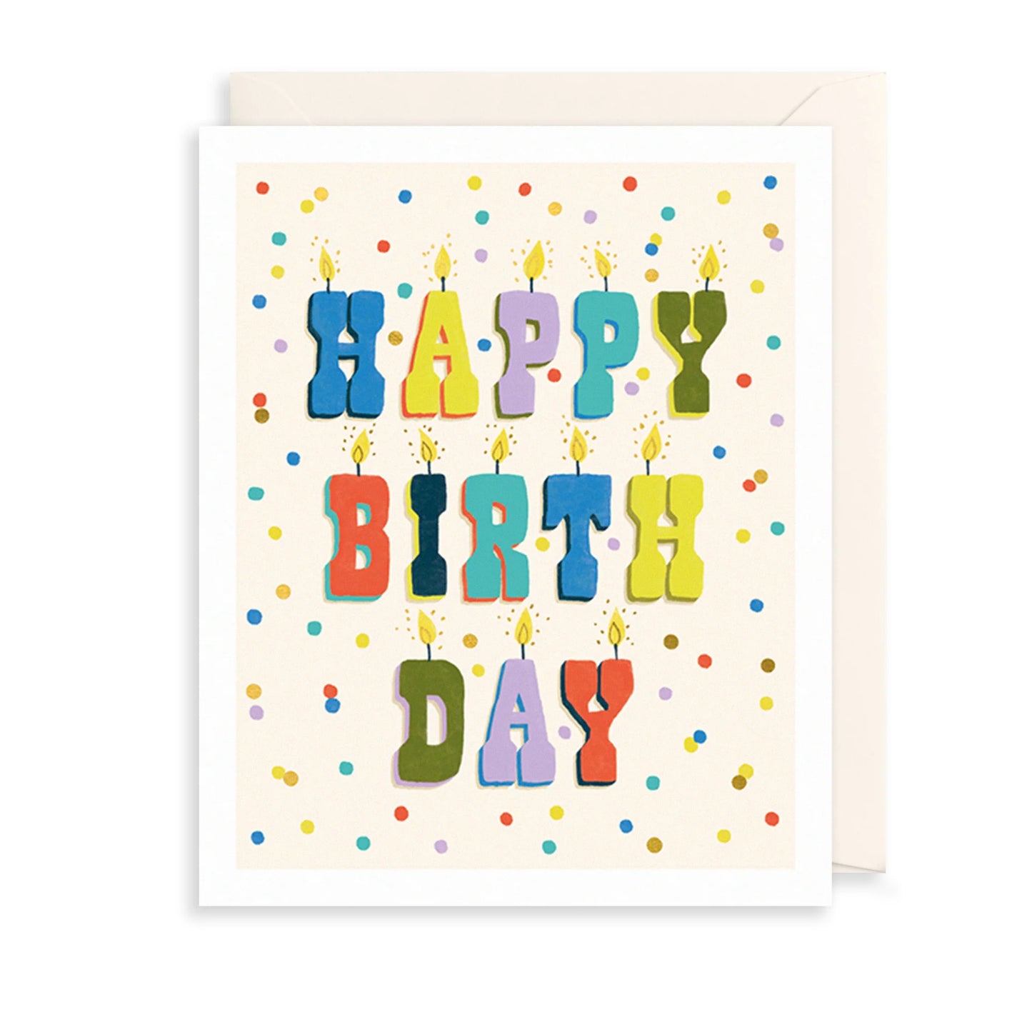 Cowboy Candles Happy Birthday Card