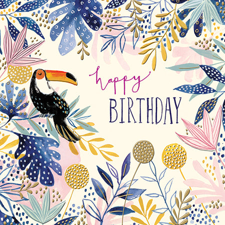 Birthday Card Toucan Party