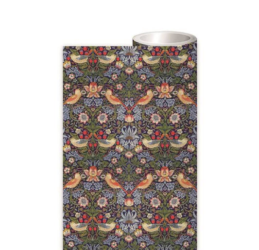 Gift Wrap Roll 3 Metre William Morris Strawberry Thief
