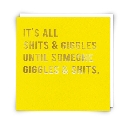 Single Greeting Card Giggles