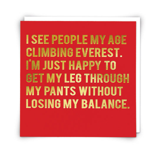 Single Greeting Card Everest