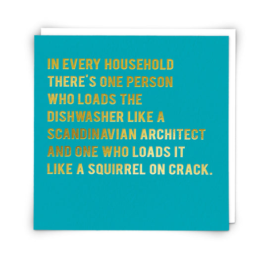 Single Greeting Card Architect