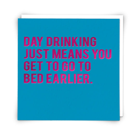 Single Greeting Card Earlier
