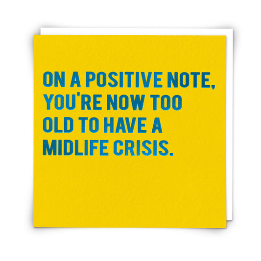 Single Greeting Card Midlife Crisis