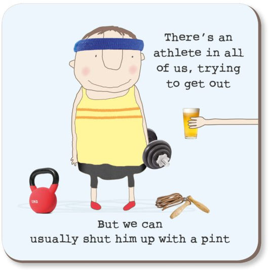 Coaster Athlete Pint