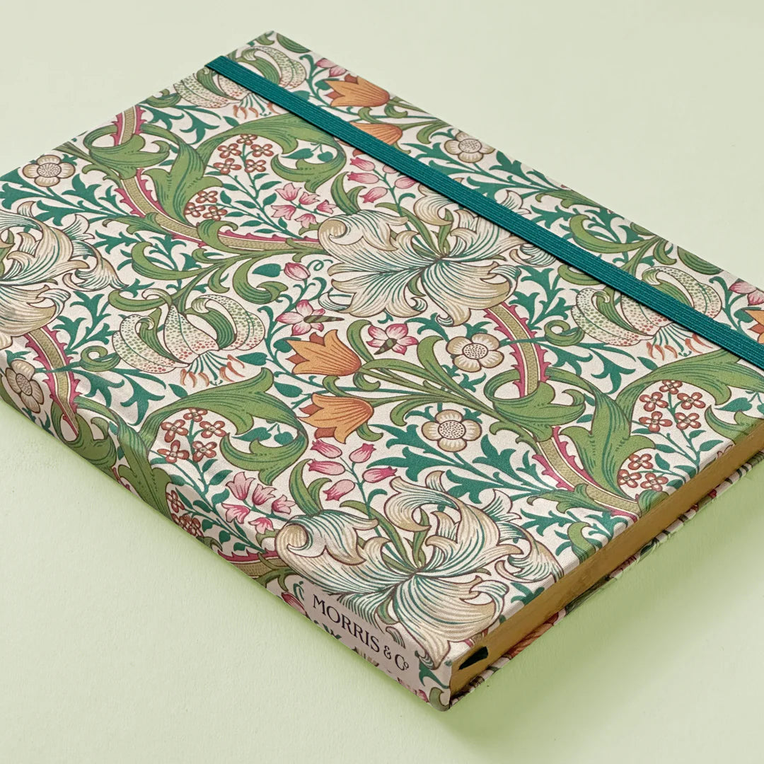 William Morris A5 Fabric Notebook