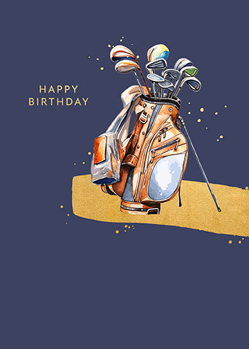 Card Birthday Golf