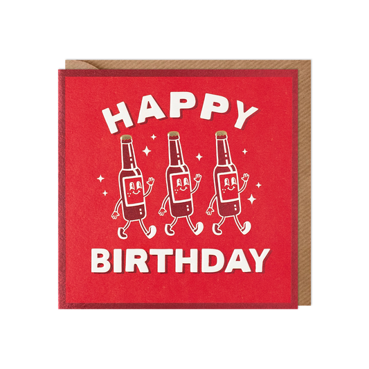 Happy Birthday Beer Card