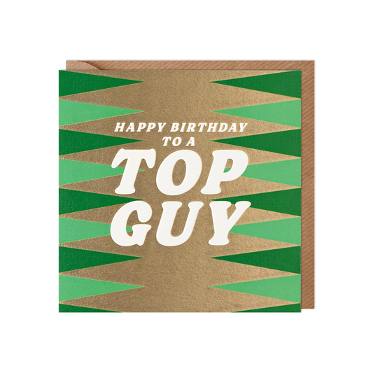 Top Guy Birthday Card