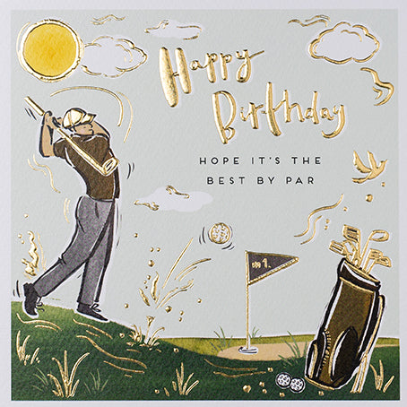 Card Birthday Golf