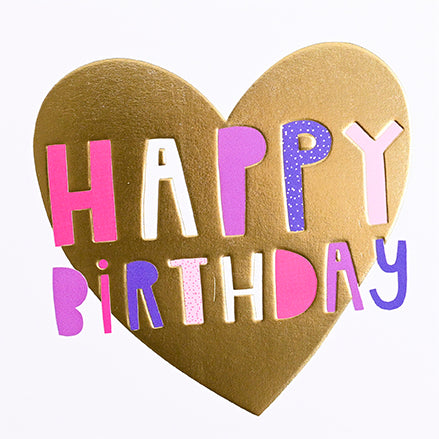 Card Birthday Heart