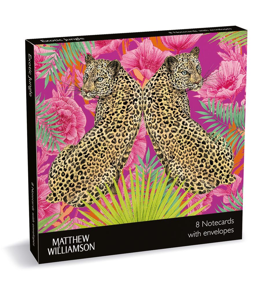 Exotic Jungle Square Notecard Pack