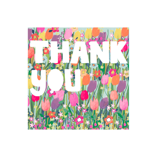 Fleurescent Thank You Greeting Card