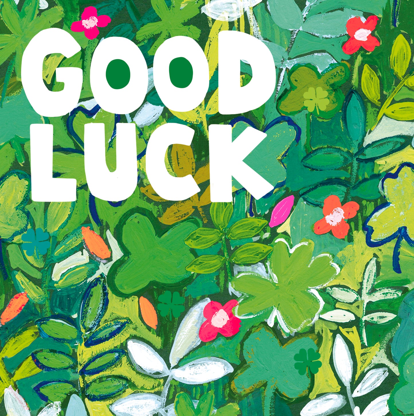 Fleurescent Good Luck Greeting Card