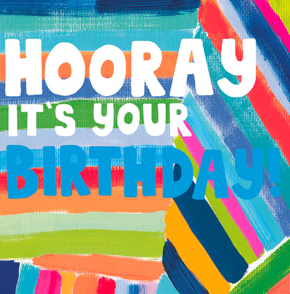 Card Hooray Birthday