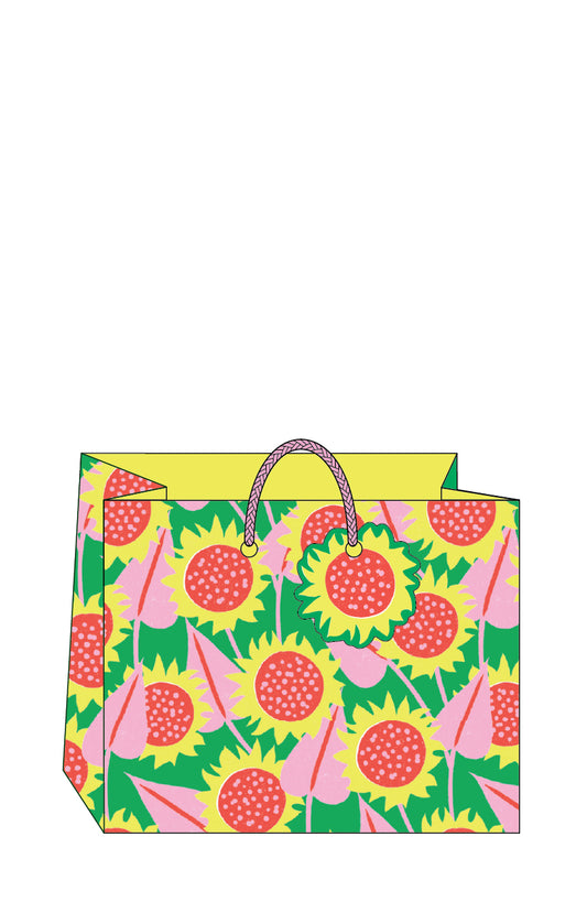 Landscape Medium Gift Bag Sunflowers