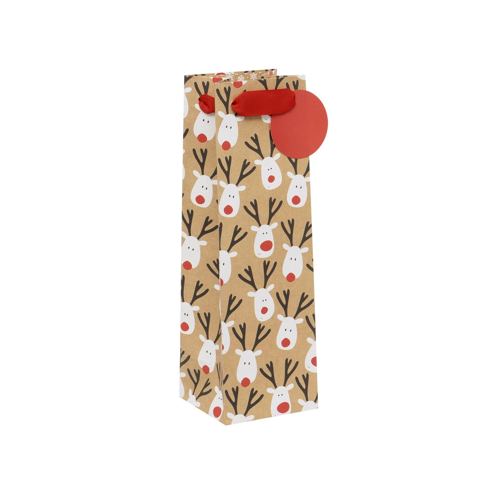 BAG BOTTLE REINDEER SELFIE