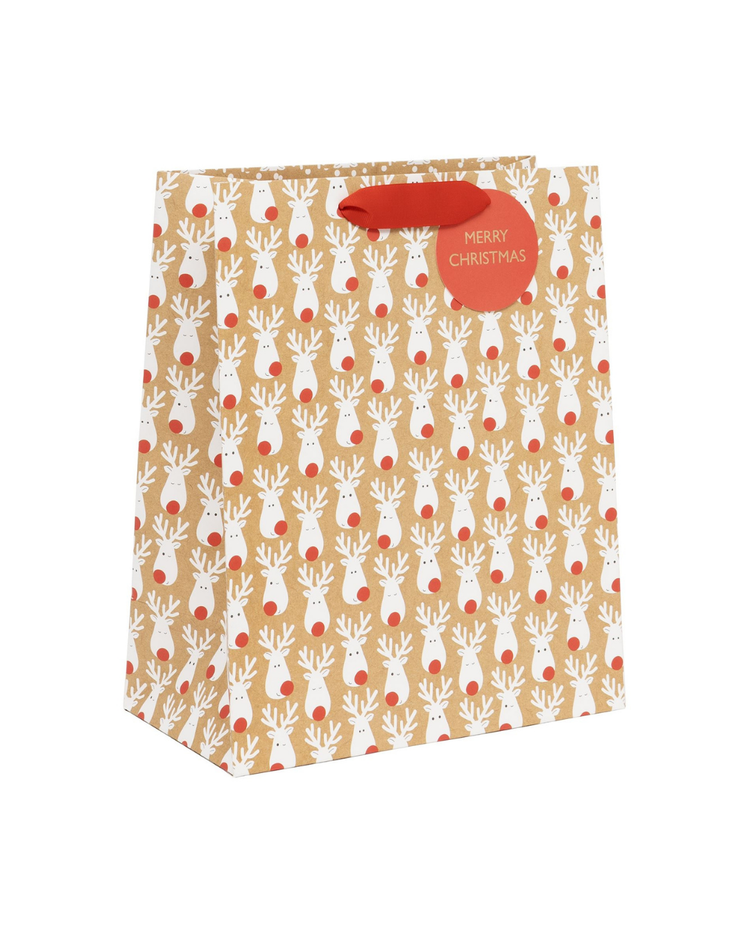 Bag Large Terrific Reindeer Kraft