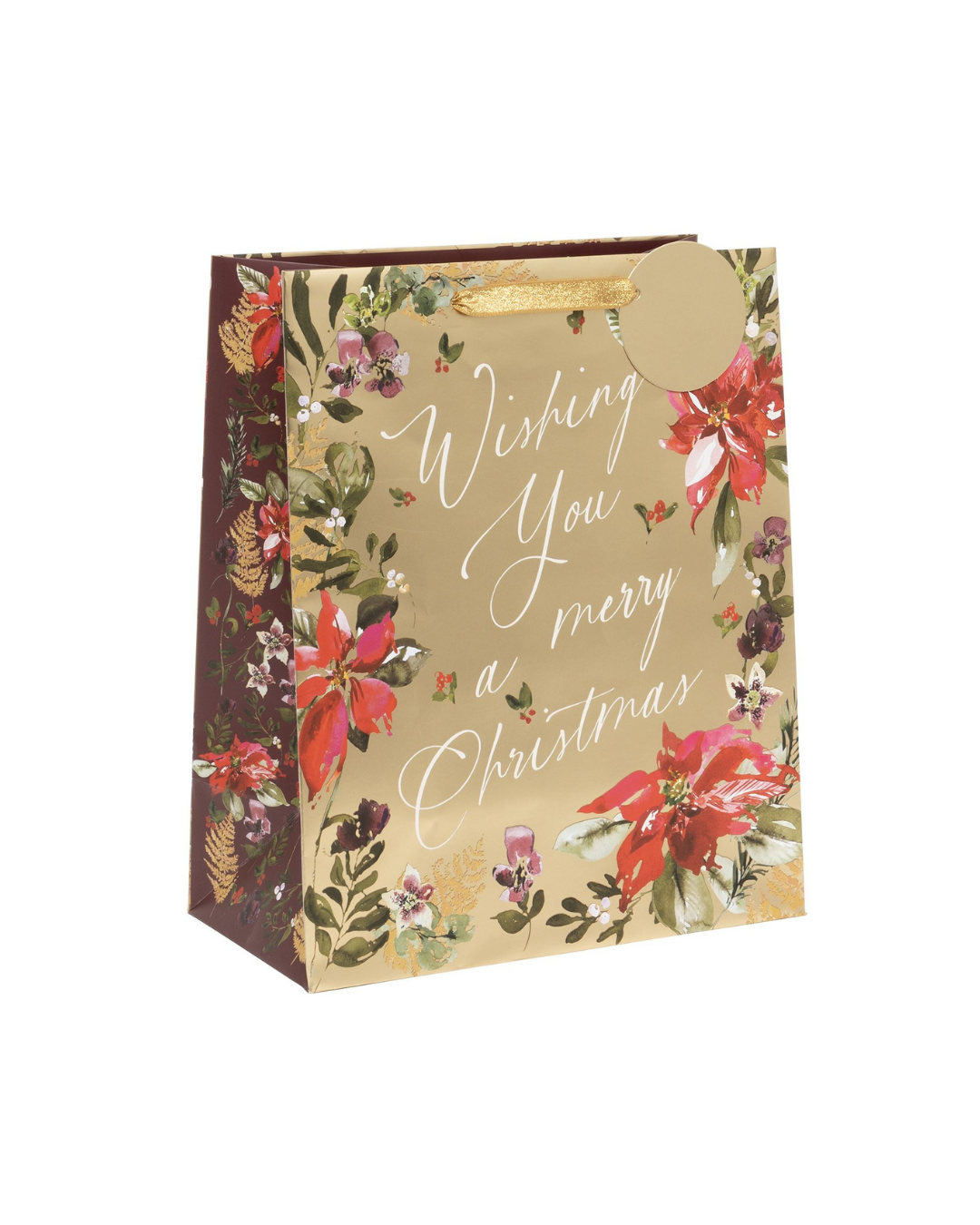 Bag Large Festive Floral Gold