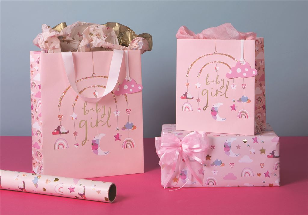 Baby Girl Large Gift Bag