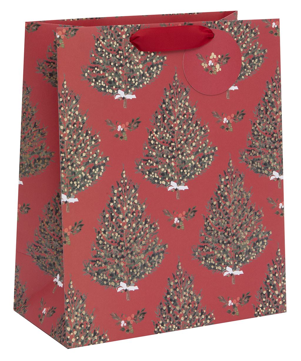 Large Gift Bag Fir Trees