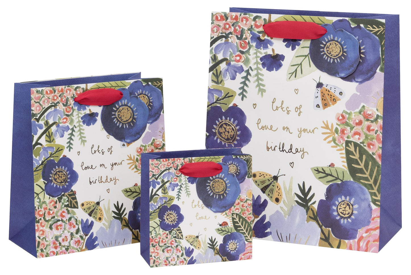 Medium Gift Bag Flora and Fauna with Gift Tag