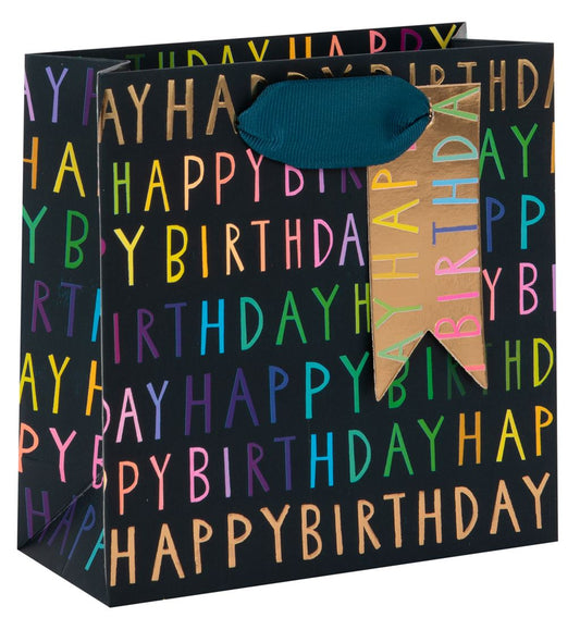 Small Gift Bag Birthday with Gift Tag