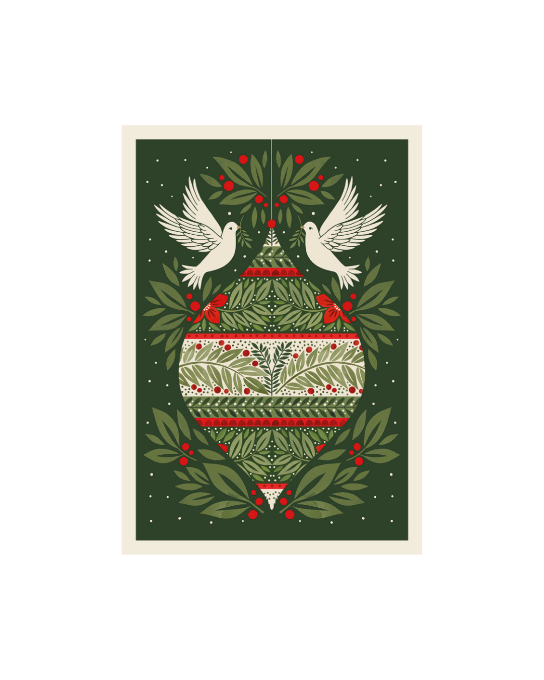 Greensleeves Doves & Bauble