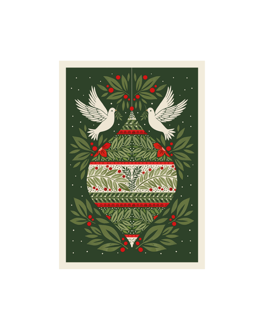 Greensleeves Doves & Bauble