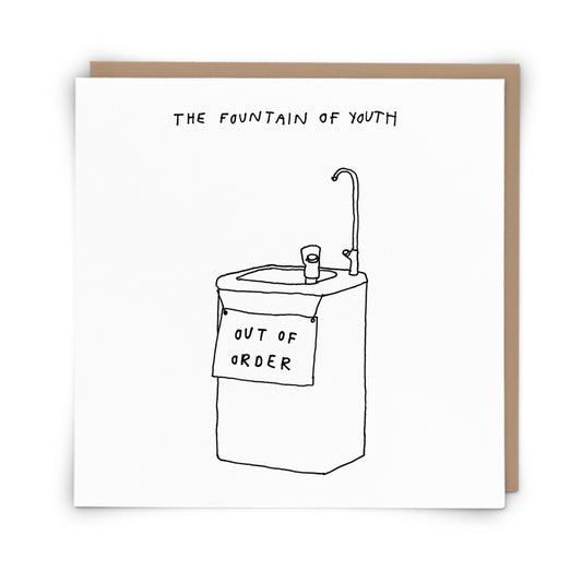 Single Greeting Card Fountain of Youth