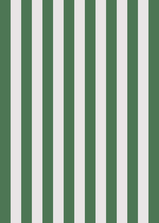 Green Stripes Flat Wrap