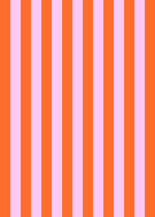 Pink Stripes Flat Wrap