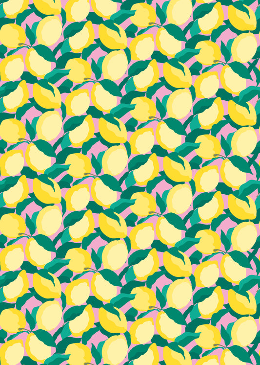 Lemons Flat Wrap