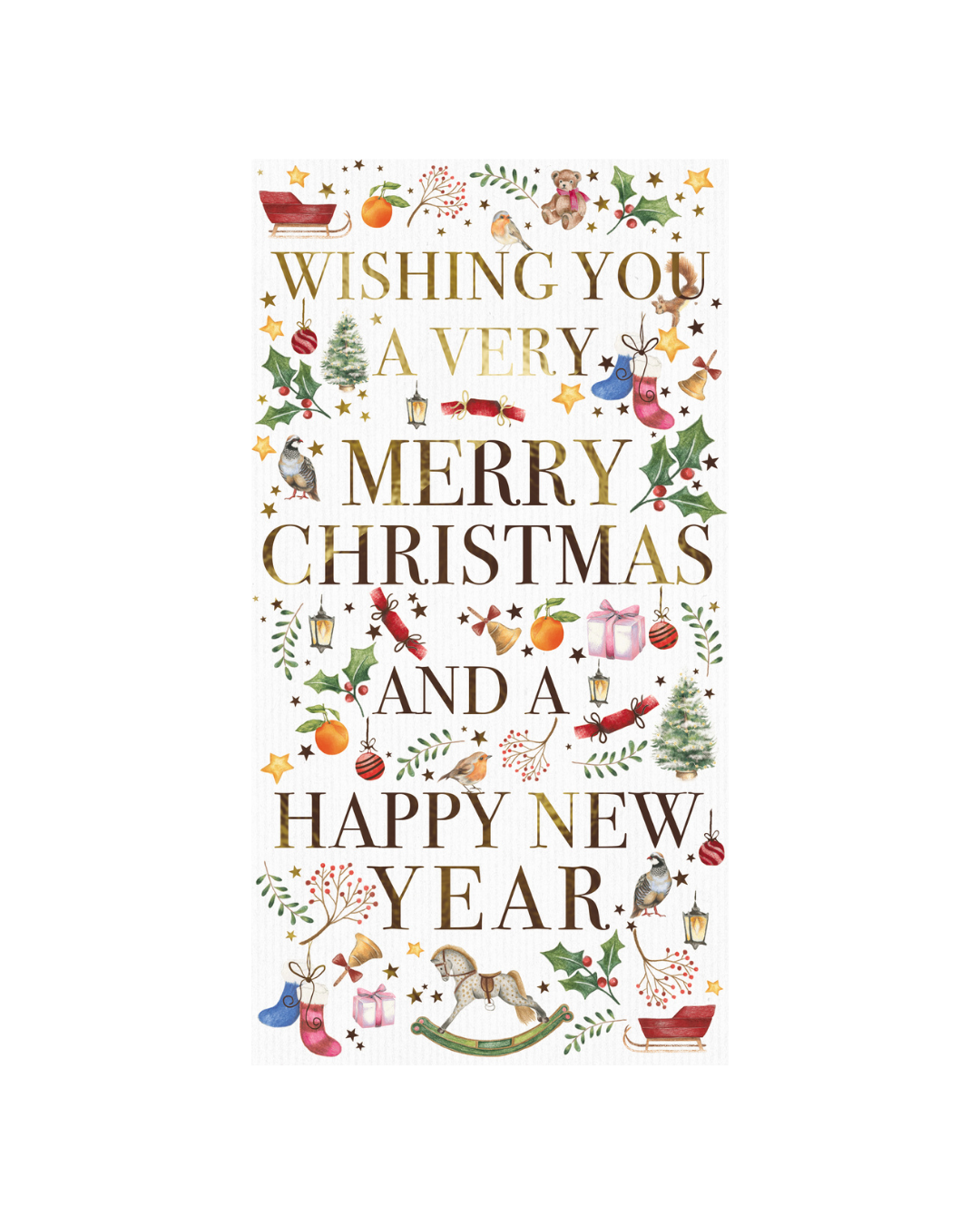 Christmas Festive Message Money Wallet