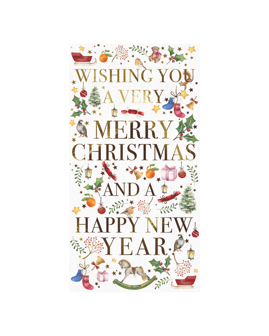 Christmas Festive Message Money Wallet