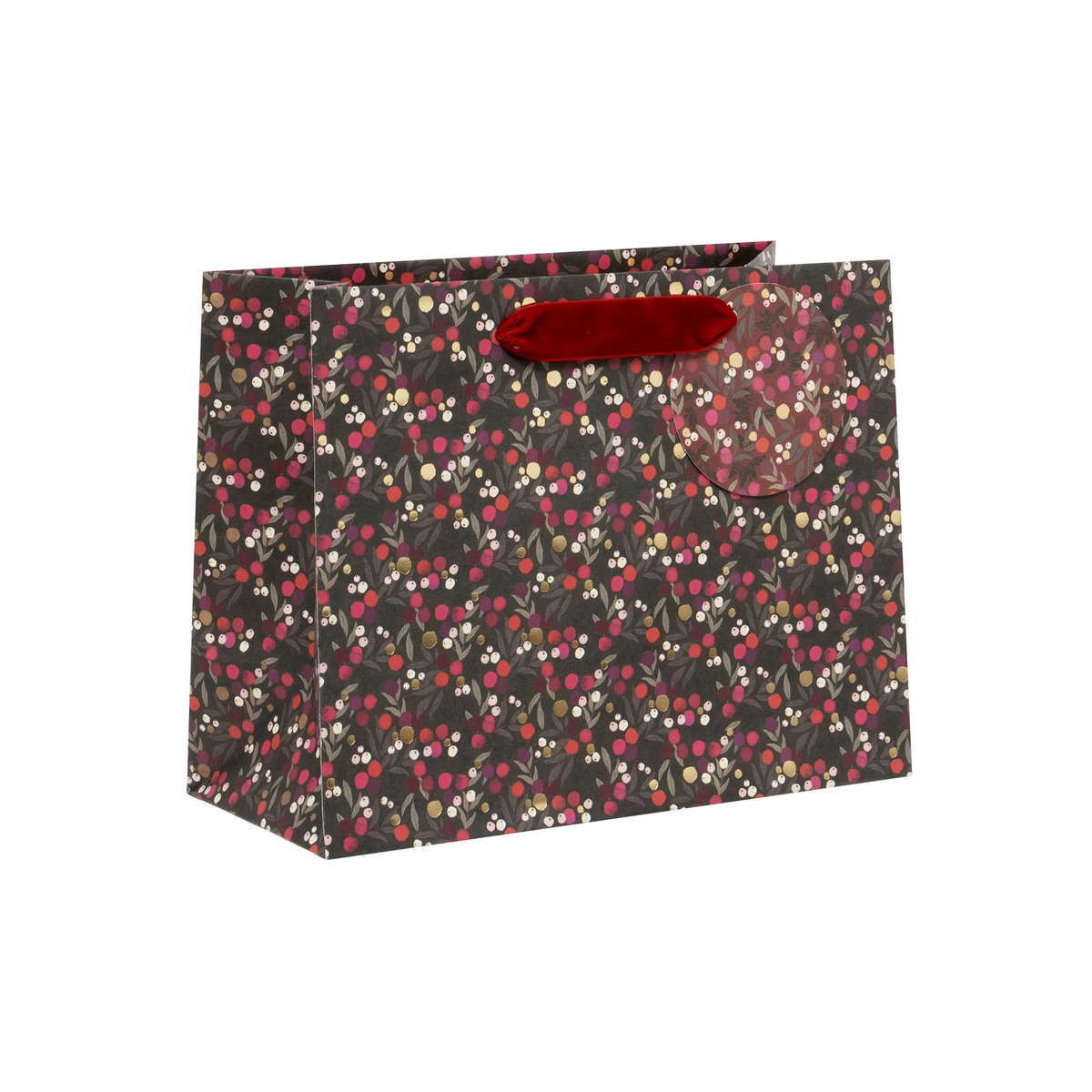 BAG MEDIUM LANDSCAPE BRIGHT BERRIES