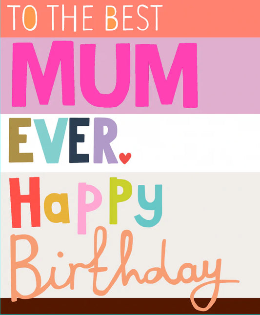 Card Birthday Mum