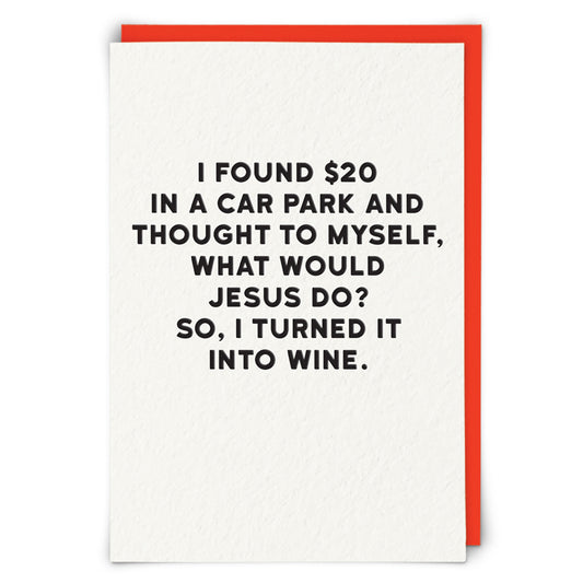 Single Greeting Card Jesus
