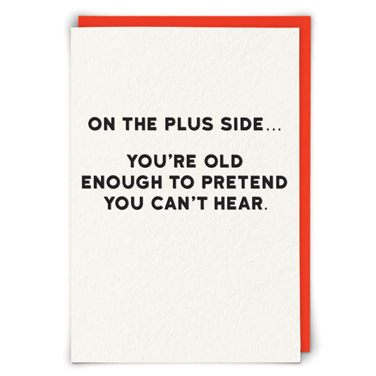 Single Greeting Card Hearing