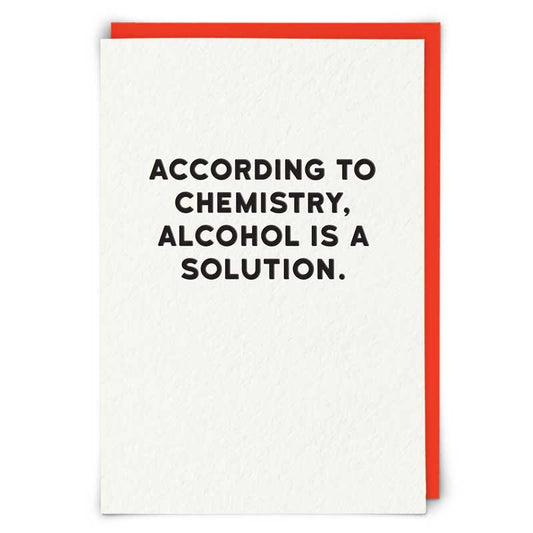 Single Greeting Card Chemistry